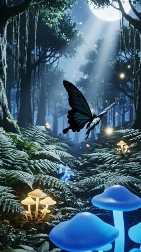 Black Butterfly 🦋 | Dark Cinematic Slow Motion Video #shorts