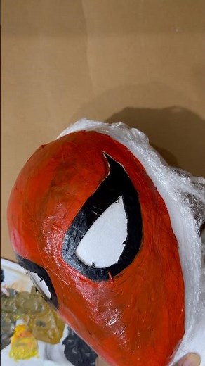 how to make a spider man mask #spiderman #spidermanmask #mask