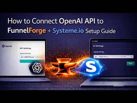 How to Connect OpenAI API to FunnelForge Systeme io Setup Guide