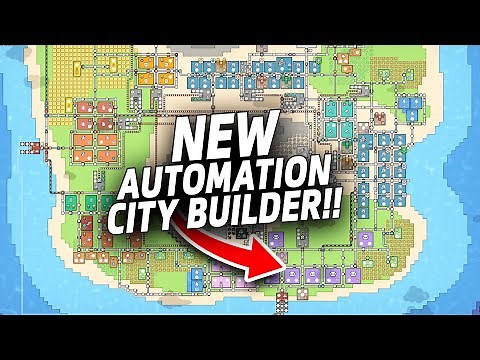 NEW Logistics Focused City Builder!! - Mini Settlers - Management Factory Builder [Sponsored]