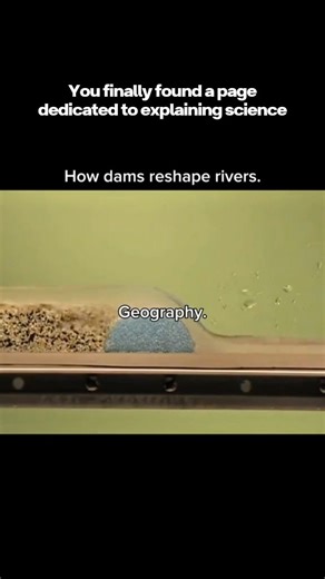 Conceptify – Science Simplified on Instagram: "🌊 How Dams Reshape Rivers — The Hidden Power of Geography 🏞⚙️ Rivers aren’t just flowing water — they are living systems. But when humans build dams, we don’t just stop water… we change the course of nature itself. 😳 💡 What Dams Really Do to Rivers: ✔️ Slow down natural water flow → river loses energy ✔️ Trap sediments → downstream land becomes weaker & erodes ✔️ Alter ecosystems → fish migration & river species struggle ✔️ Change temperature &