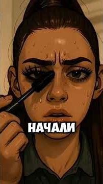 Эта девушка перестаралась с тушью для глаз 😱