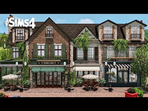Foxburrow Lane [ Bakery, Cafe, & Pottery Studio ] || The Sims 4: Speed Build