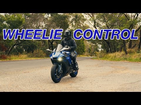 YAMAHA R1 WHEELIE CONTROL TEST | HOW HIGH DOES IT COME UP ?