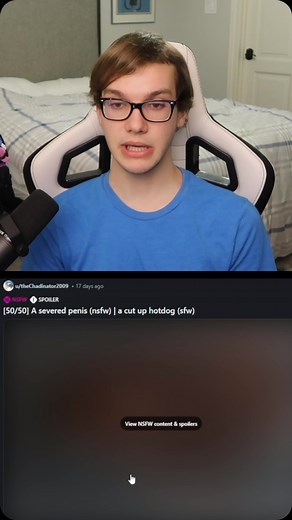 Quinn Benet on Instagram: "The Reddit 50/50 challenge is no joke 😭 #quinnbenet #twitch #streamer #reaction #funny"