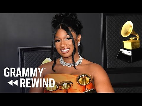 Watch Megan Thee Stallion's Emotional Best New Artist Speech In 2021 | GRAMMY Rewind
