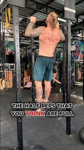 Pull Up Progression - Half Reps Done Right ✅