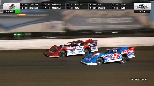 🔥 Drake Troutman wins an exciting #WildWestShootout heat race #3 at Vado Speedway Park! | FloRacing