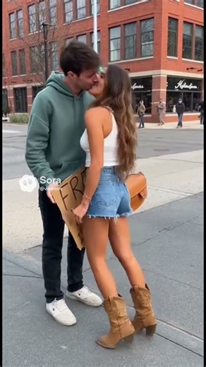 Guy picks up a chick