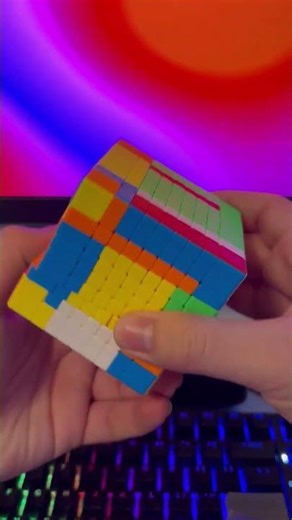 Crazy 9x9 Rubik's Cube Pattern