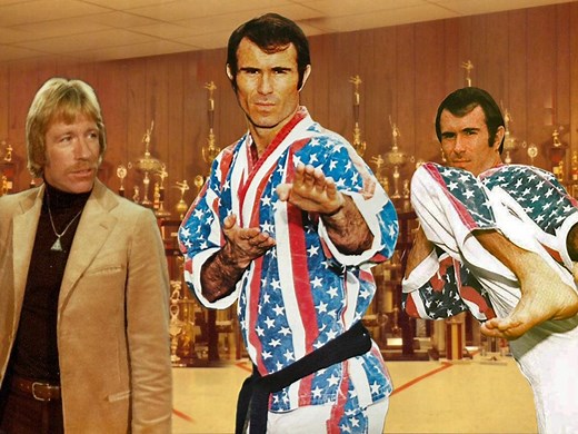 Bill "Superfoot" Wallace - Old School Fighter was one of the true pioneers of Full Contact Karate (Kickboxing). Star of kickboxing from 1974 to 1980. Undefeated. His record: 23 wins (12 KOs), 0 losses, 0 draw Wallace's first Full Contact Kickboxing bouts were at the Los Angeles Sports Arena on September 14th 1974. It was billed as the first international championship of full-contact, organized by the PKA (Professional Karate Association). Wallace defended his title 11 times over the next 5 years