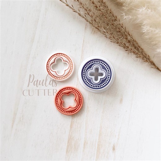 Boho Embossed Flower Polymer Clay Cutter | Imprint Clay Cutters | Polymer Clay Tool | Clay Earring Cutter | Boho Clay Cutter | Arch Cutter - Etsy