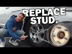 How to Replace a WHEEL STUD - Easy!