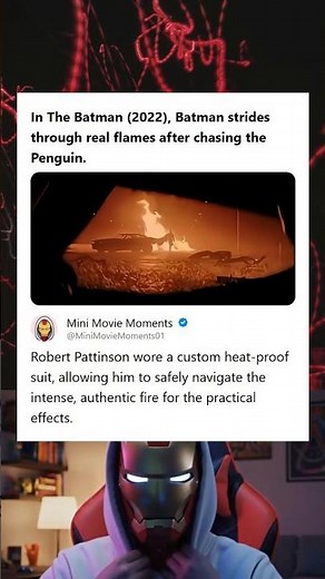 The Batman 2022 Batman Strides Through Real Flames in a Custom Heat-Proof Suit