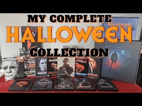 My Complete Halloween 4k, Blu Ray, Dvd & Vinyl Collection