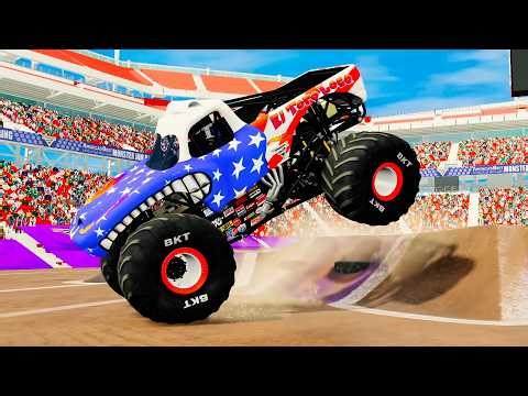 Monster Truck World Finals 2026 : Freestyle Stunts & High Jumps | BeamNG.drive 4K