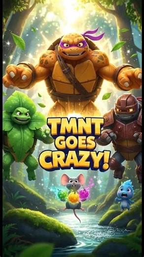 🤯 TMNT Go CRAZY! #shorts