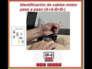 Stepper motor cable identification (A+A-B+B-)