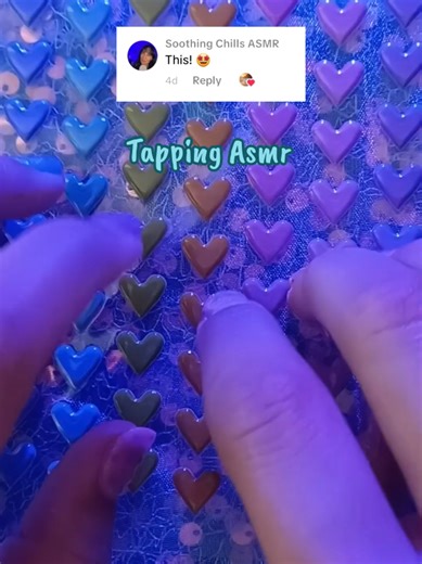 Heart sticker tapping asmr 💙 #soundhavenasmr #relaxingasmr #tappingasmr #asmrtapping #stickerasmr