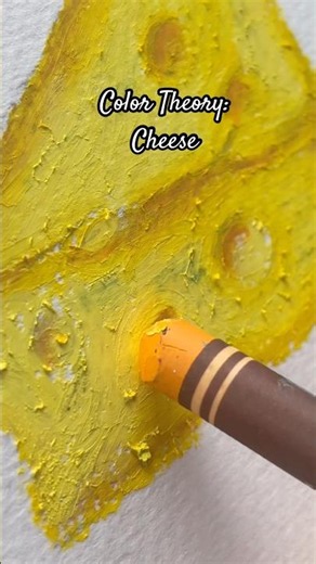 Chasing the perfect yellow shadow 🧀 #art #artprocess #oilpastel #oilpastelart l