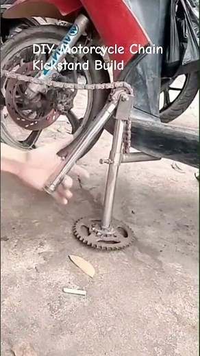 DIY Motorcycle Chain Kickstand Build