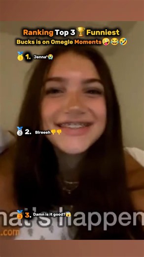 Ranking Top 3 Funniest Bucks is on Omegle Moments 😱😭👎 #funny #omegle