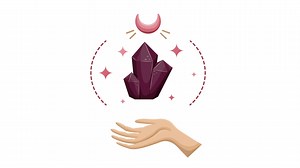 Download Animation of an astrological illustration. Mystical. for free