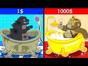 Rich Baby vs Broke Baby - POOR BABY GODZILLA vs. KONG LIFE #3 | So Sad But Happy Ending Animation