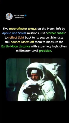 The Mirrors on the Moon Still Working Today #Moon #Apollo #SpaceScience