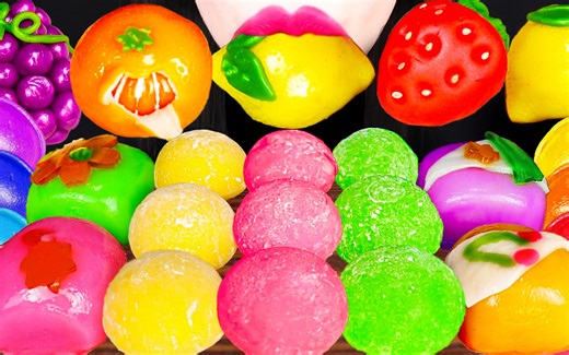 Jane ASMR MOCHI ICE CREAM, RICE CAKE EATING