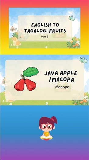 Tagalog of Java Macopa 🍒 #translation #shorts #foryou #video