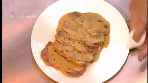 Don’t Eat Before Reading This on Instagram: "Marco Pierre White’s Steak au Poivré masterclass for Hells Kitchen Uk . . . . . On YouTube"