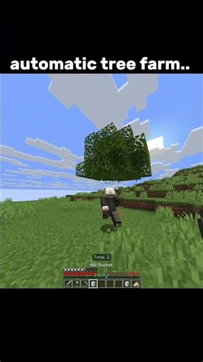 automatic tree farm... #clashroyale #minecraft #gaming #games