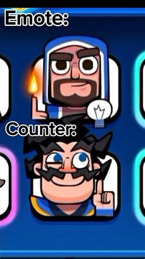 Emotes Vs Funniest Counter 🔥🤣🤯 #clashroyale #shorts