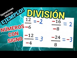 División de números con signo