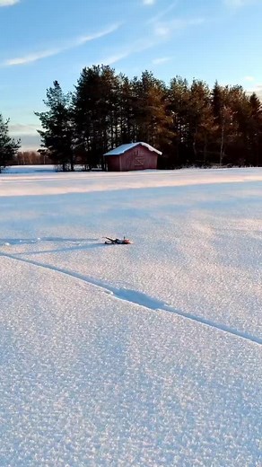 Powerful Snowmobile Ride with RC Ski Boots