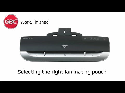 GBC Selecting The Right Laminating Pouch - A3 & A4 Laminating Pouches - Product video (EN)