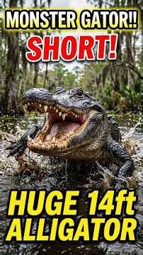 World's Largest Alligator Caught! Stokes Record Breaker