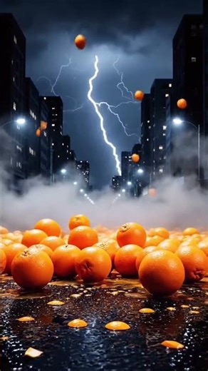 Fruit Rain pt1 | Which is Your Favorite? 🌧️🥝🍓🍊🍌🍎