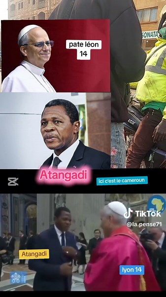 News kamer:l'histoire d'atangadi ministre de l'administration territoriale de paul biya et le pape léon 14 #politique#cameroun#pape#news#paulbiya