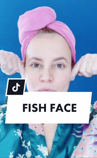 Toning Sagging Cheeks with Fish Face Exercise