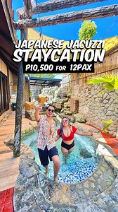JAPANESE JACUZZI STAYCATION with PLUNGE POOL starts at P10,500 (max 12pax) 🤩 What to expect: 🏠 The WHOLE VILLA is yours! 🛁 Outdoor Japanese jacuzzi 🏊‍♂️ Plunge pool 🛏 2 Bedrooms ❄️ Fully airconditioned villa 🍸 Mini bar 🖥 Smart TV 🎤 Karaoke 🍴Outdoor kitchen and grill 🏡 Traditional Filipino ambiance 🅿️ Free parking ✨ Oliva's Resort and Villas 📍 Mexico, Pampanga (2hrs & 30mins from Metro Manila) #staycation #staycationph | DarShey GoesTo