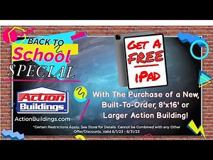 Storage Sheds At Factory Direct Prices From Action Buildings