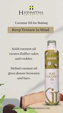 coconut oil for baking tips and tricks
