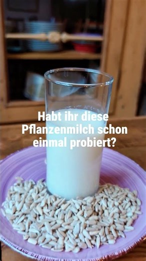 🌻 Sonnenblumenkern-Müch\n\n🛒 Zutaten (1 Liter):\n– 80 g geschälte Sonnenblumenkerne\n– 1 Liter Wasser