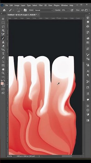 How To Create A Liquid Text Effect - Illustrator & Photoshop