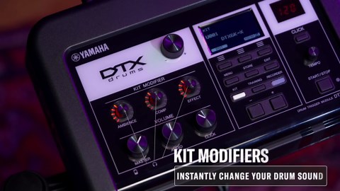 Yamaha Electronic Drum Pad (DTP62-X) DMR6 Drum Module and Rack System not included