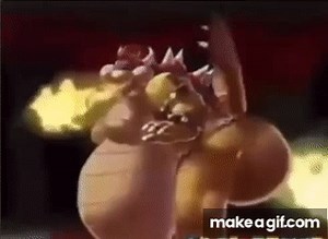 fat bowser fart video funny!!!!! on Make a GIF