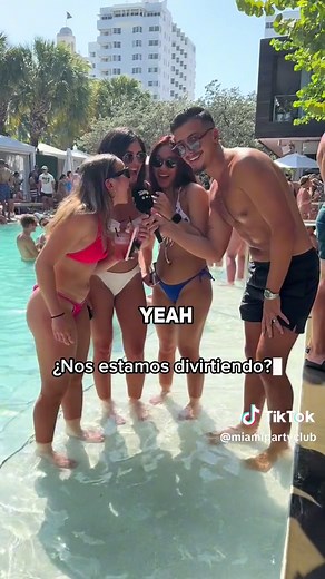 Miami pool party vibes. #miami #miamibeach #poolpartiesmiami #poolpartiesinmiami