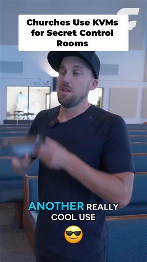 Churchfront on Instagram: "Churches can use KVMs for special events to create a dedicated control room in any space with a network connection. Super flexible! #KVM #ChurchTech #TechBooth #AVSolutions #ProPresenter #VideoProduction #TechMinistry"